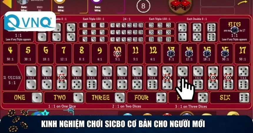 Kinh nghiệm chơi Sicbo cơ bản cho người mới