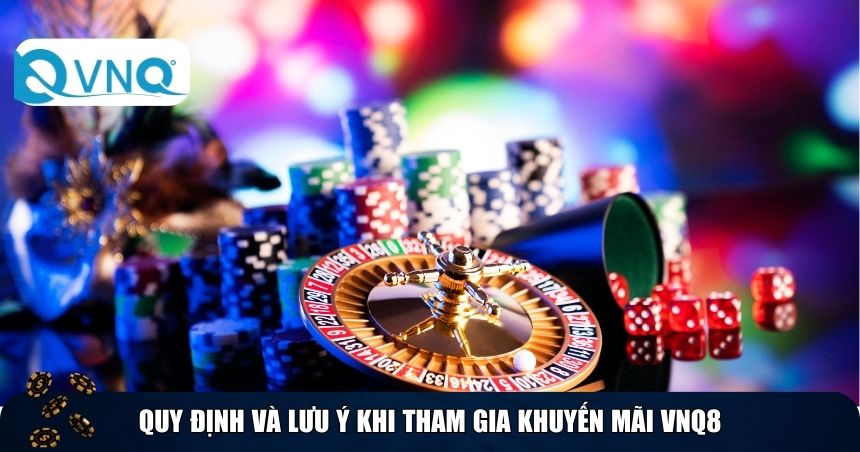 Quy định và lưu ý khi tham gia khuyến mãi VNQ8