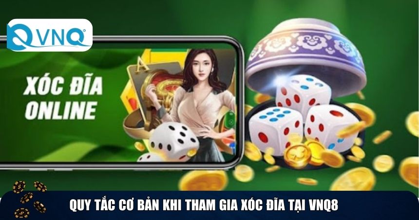 Quy tắc cơ bản khi tham gia xóc đĩa tại VNQ8
